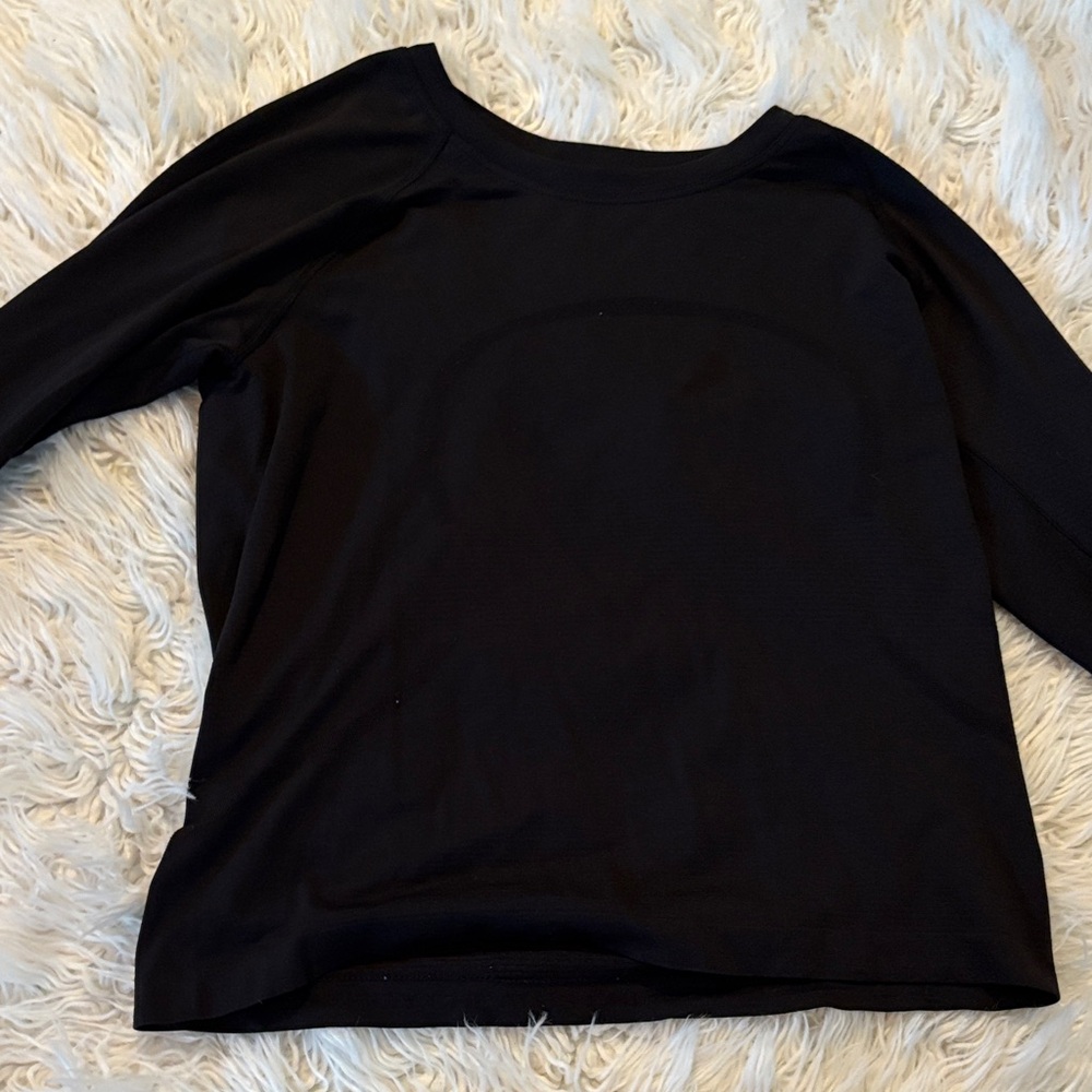 Black Lululemon Long Sleeve Swiftly Tech
